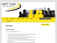 Tablet Screenshot of mit-uns-bw.de